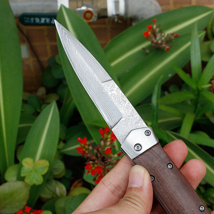 Steel Pocket Folding Hunting Knife