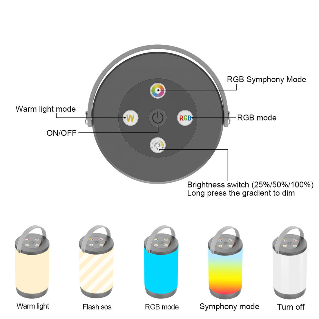 Atmosphere Light Portable Camping Light