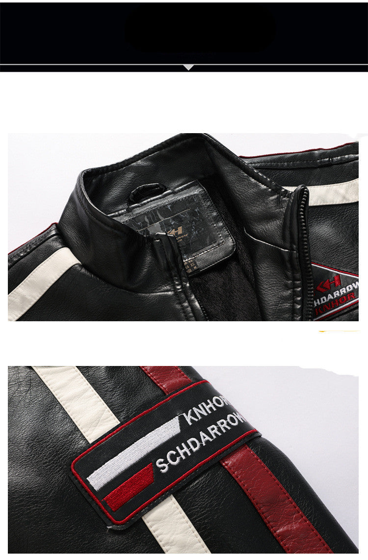 Men's Motorcycle Leather Jacket
