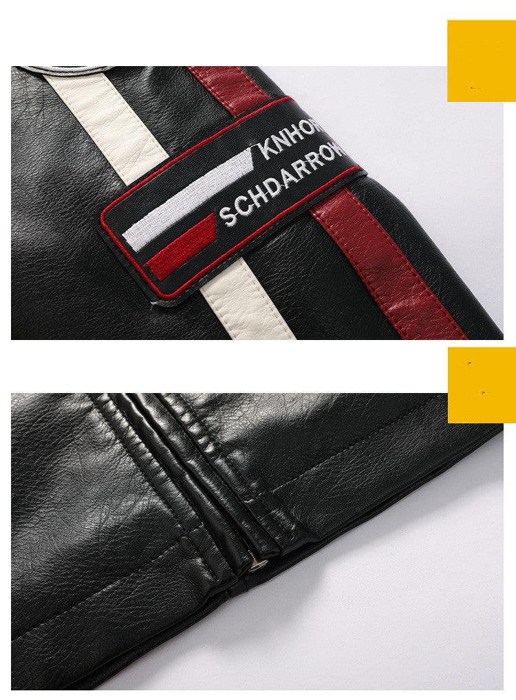 Men's Motorcycle Leather Jacket