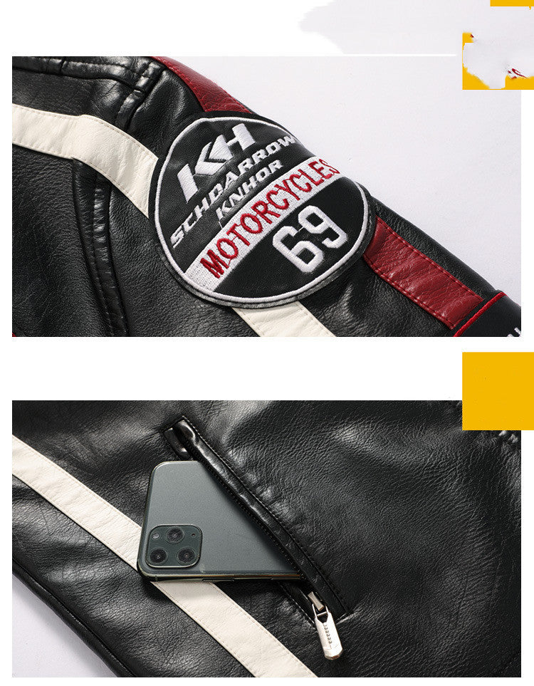 Men's Motorcycle Leather Jacket