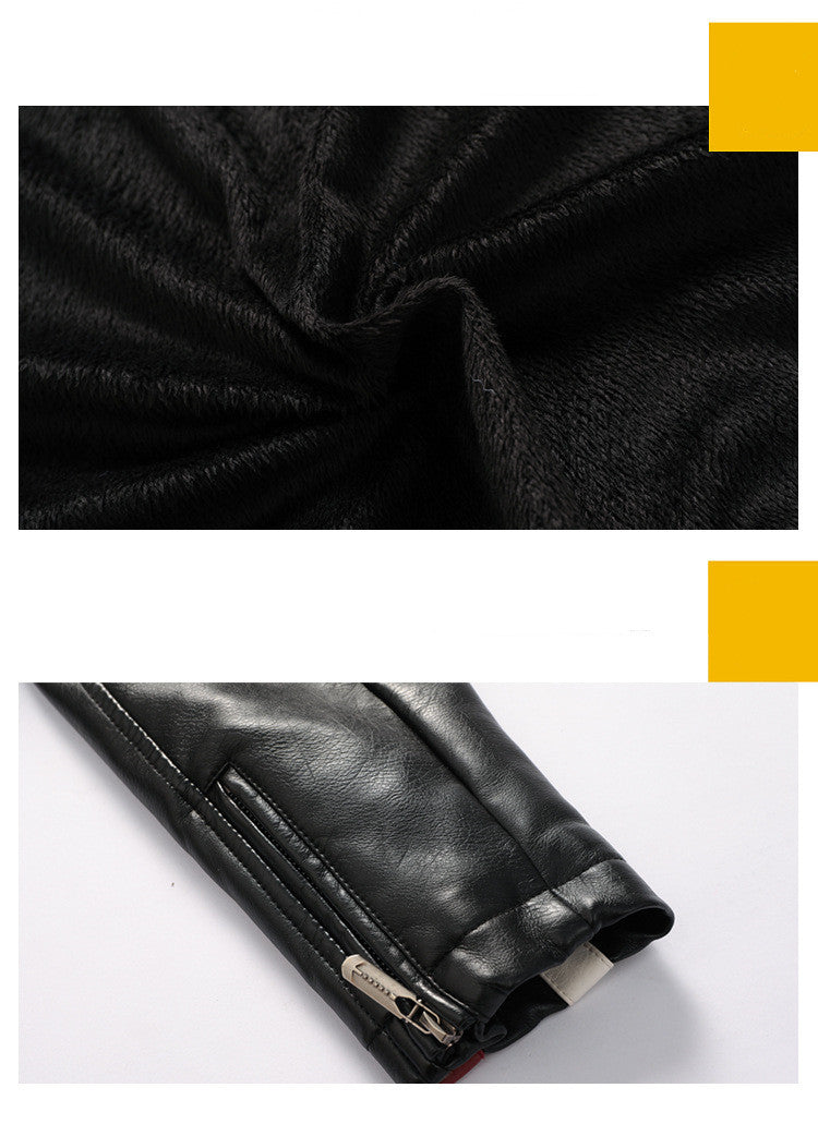 Men's Motorcycle Leather Jacket