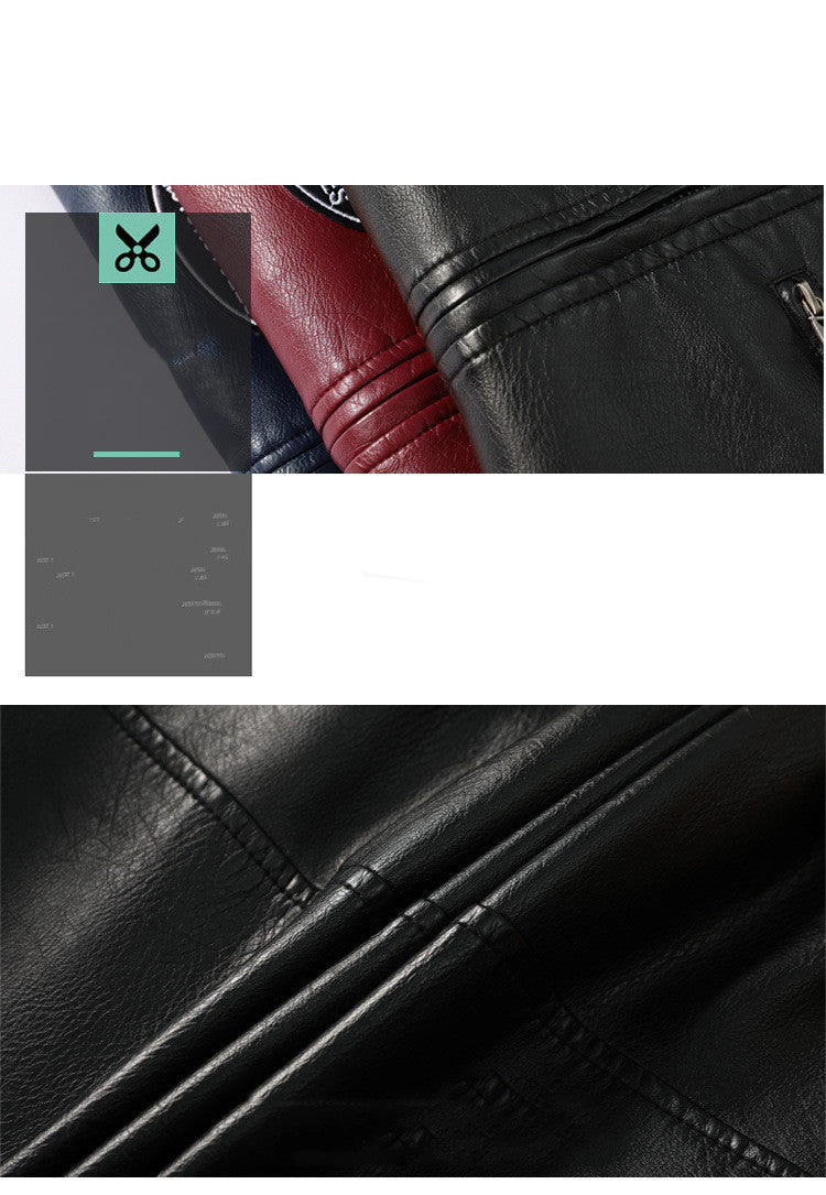 Men's Motorcycle Leather Jacket