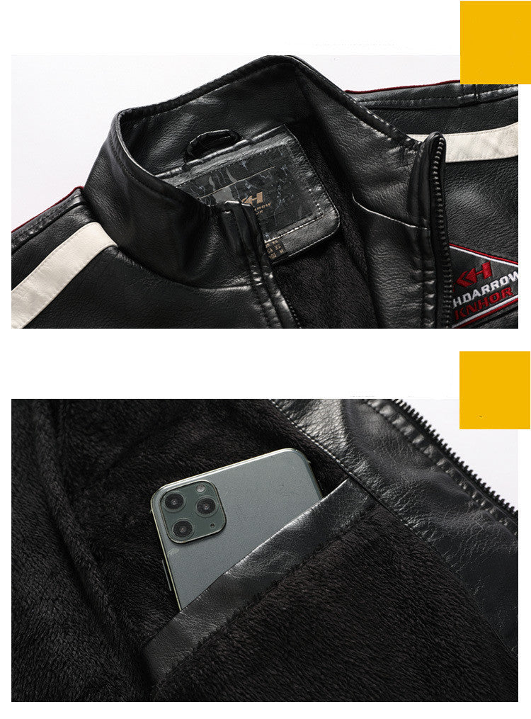 Men's Motorcycle Leather Jacket