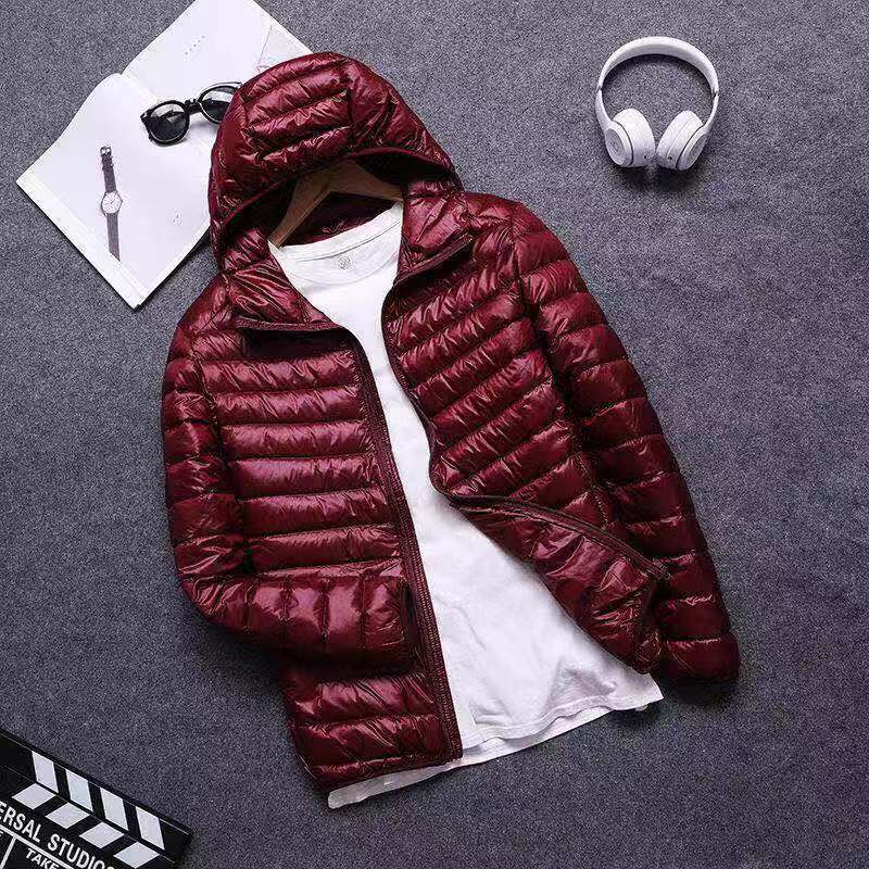Men's Cotton Jacket Hooded Short