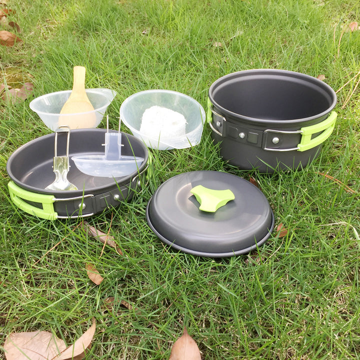 Outdoor cookware camping set