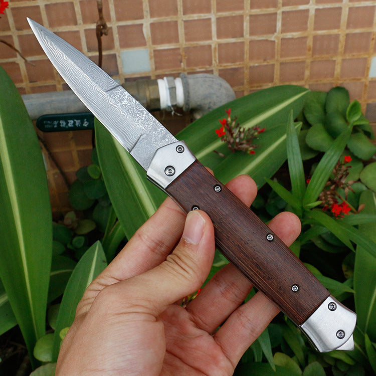 Steel Pocket Folding Hunting Knife