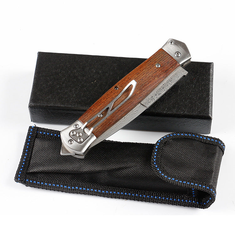 Steel Pocket Folding Hunting Knife
