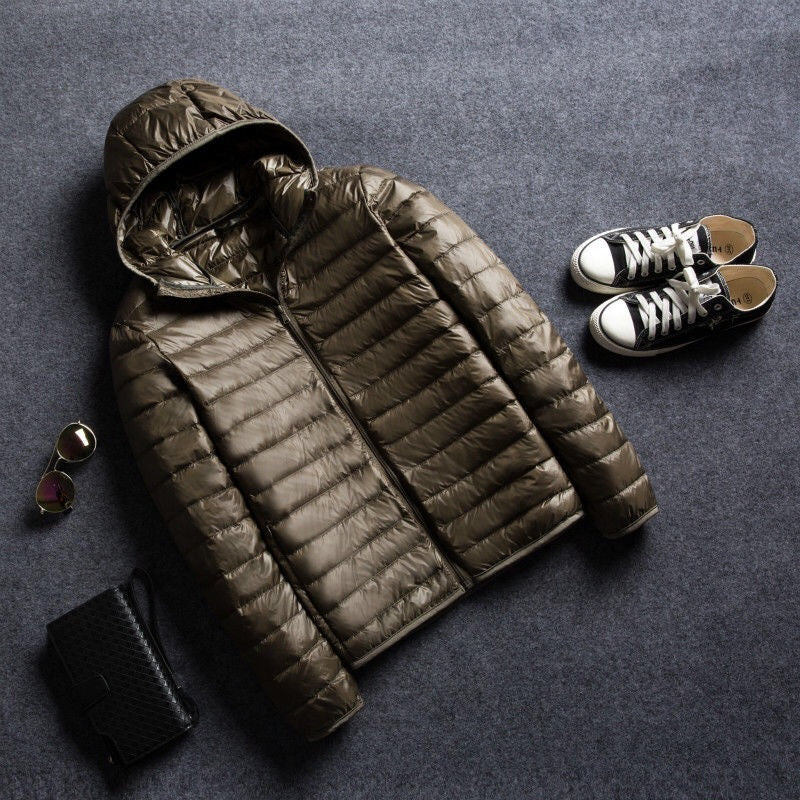 Men's Cotton Jacket Hooded Short