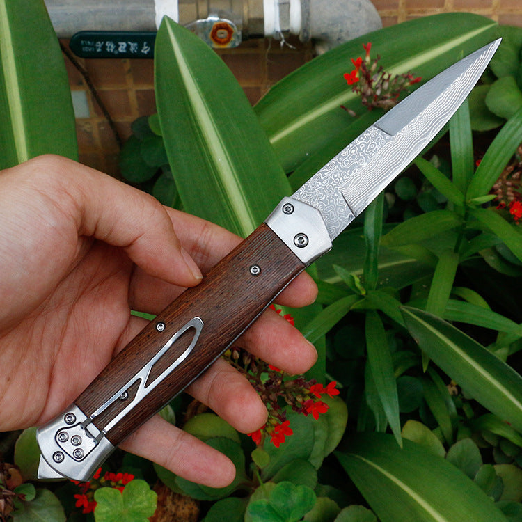 Steel Pocket Folding Hunting Knife