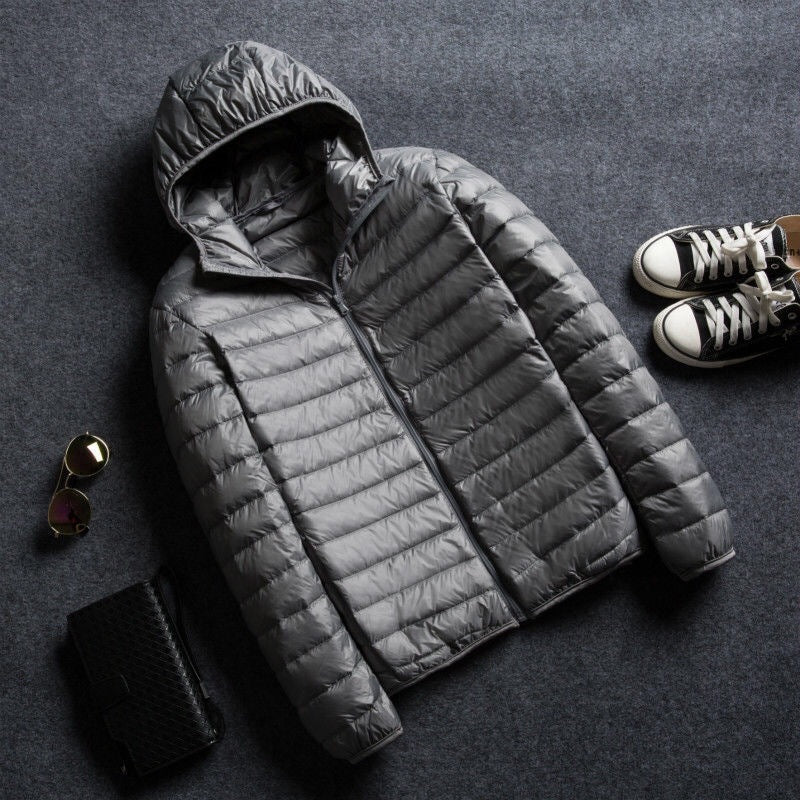 Men's Cotton Jacket Hooded Short