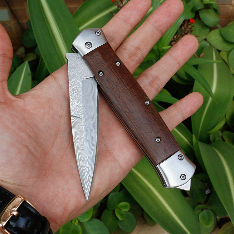 Steel Pocket Folding Hunting Knife
